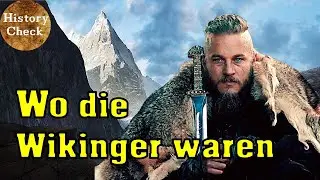 Die wichtigsten Orte und Regionen wo die Wikinger waren!