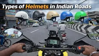 Types of helmets in Indian roads / cap helmets 