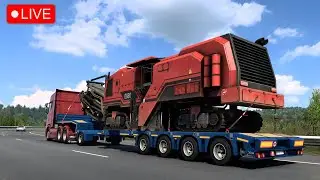 Euro Truck Simulator 2 LIVE 🔴 | Realistic Truck Driving 🚚 | ETS2 Hindi Gameplay