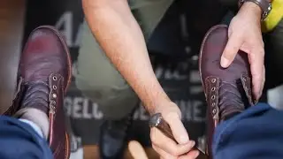 Professional Leather Shoe Cleaning #1 | #ShoeShine #Satisfying #LeatherCare #Expert