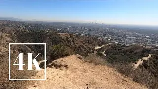 Runyon Canyon Hike 🏞 4K Video 📽 3D Binaural Sound 🎧 ASMR
