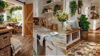 Modern Cottage Spring Home Tour  Pottery Barn Inspired Decor with Neutral & Vintage Touches
