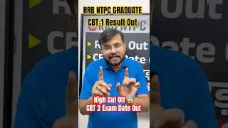 🔥NTPC GRADUATE LEVEL RESULT OUT 😱 ft. Sahil Sir #rrbntpc #result #railway #shorts