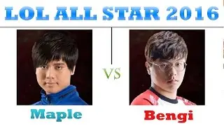 ICE Maple vs FIRE Bengi | LOL AllStar 2016 - Day 2