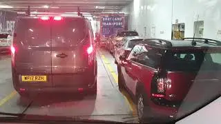 Boarding ferry in Aberdeen bound for Lerwick