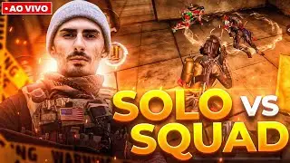 🔴 SOLO vs SQUADS + XTREINOS  - COD: MOBILE