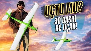 3D Yazıcıdan RC U&ccedil;ağa - Craycle Soar Stick İlk U&ccedil;uş