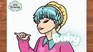 How To Draw BABY | Saja Boys Characters Drawing Step by Step
