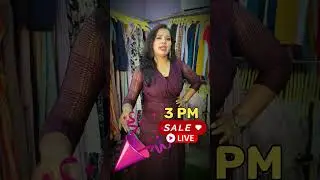 Today's Mega Sale Live @ 3 PM #ytshorts #shorts #sale #shopping #live #online #shop
