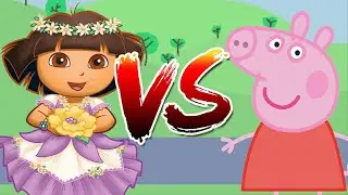 M.U.G.E.N. BATTLES | Dora the Explorer vs Peppa Pig