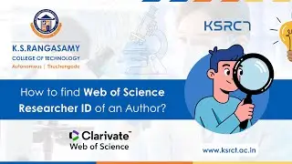 How to find Web of Science Researcher ID of an Author?