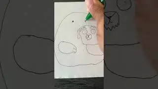 🐶💕Shaun's Hand Puppet! ✨ #letsdraw #wedraw #squishtok #drawwithme
