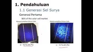 Pengantar Materi Sel Surya