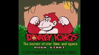 Game Boy Color Longplay [115] Donkey Kong 5: The Journey of Over Time and Space (CN) (Unlicensed)