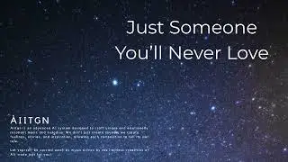 Just someone you'll never love#citypop #cover #aimusic #citypopbeats #citypopvibes #citypops
