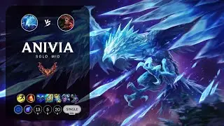 Anivia Mid vs Swain - EUW Grandmaster Patch 13.1