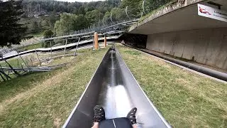 Wiegand Sommerrodelbahn Berg-Rodelbahn links Steinwasen Park 2020 POV Onride
