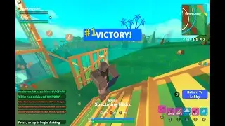 How I Qualified for a 1000 Robux Tournament in Island Royale