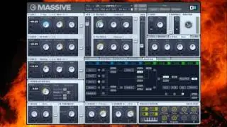 100 Dubstep, Breakbeat sounds presets patches for NI Massive VST Synth