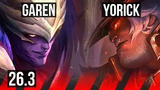 GAREN vs YORICK (TOP) | EUW Master | 26.3