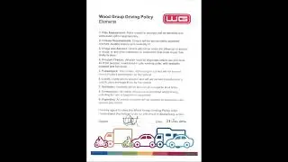 Driving POLICYBY  SAMSON IVORA BILINGUAL HSEQ COORDINATOR FROM GABON