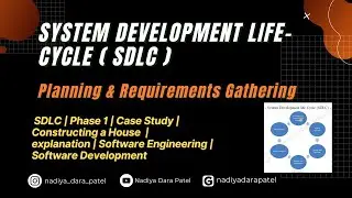 System Development Life Cycle | SDLC | Planning and Requirements Gathering | Constructing house |S/E