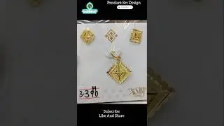 Gold Pendant Set Design Latest 😍 #new #gold #jewellery #shorts