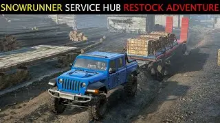 SnowRunner Service Hub - Restocking and Reviving Quarry Operations