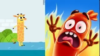 Run Sausage Run! - New Character Unlocked GIRAFFE - Funny Fails Android Gameplay 2018