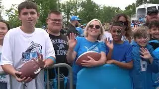 Roaring Pride: A Day at Detroit Lions Training Camp