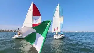 Congressional Cup 2025 - day 1- Berntsson Wickwire - downwind leg