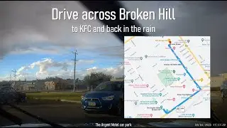 A real time drive through Broken Hill, NSW, Australia