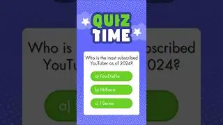 Educational quiz video @QuizCorner-2024