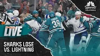 Sharks unable to overcome Lightning's early lead in bad 7-3 loss at SAP Center | NBCS California