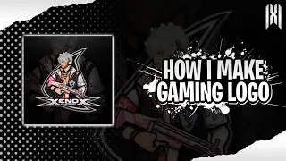 How I Make Gaming Logos | Speed Art | Xolo Graphics