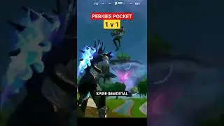 HOW YOU LOST A 1V1...AGAINST SPIRE IMMORTAL #fortnite #shortsviral #perkiespocket