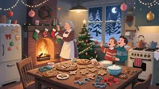 A 1930s Christmas Kitchen &mdash; Another Room Where Pine Garlands Glow and Warm Spices Fill the Air