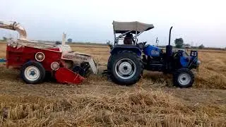 Sonalika DI-750 III tractor power performance in reaper