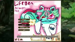 playing the clangen mod lifegen with a challenge