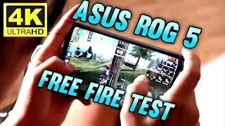 Free fire gameplay in asus rog phone 5 | asus rog 5 me free fire kaise khelte hain #trending