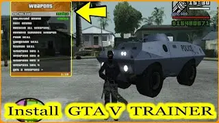 Как установить RZL-TRAINER в GTA San Andreas - GTA V Trainer