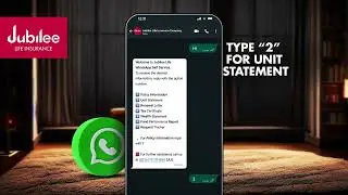 Jubilee Life Insurance: View Your Unit Statement with WhatsApp! #JubileeLife #Insurance #WhatsApp