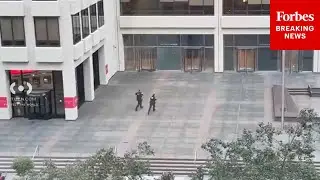 Footage Shows NYPD Officers Enter Midtown Manhattan&rsquo;s Blackstone Building In Response To Shooting
