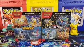 Surging Sparks VS. Stellar Crown Battle of The Boxes!