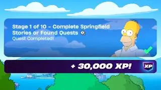 How to EASILY Complete a Lost and Found Quest & Springfield Stories - Fortnite Simpsons Quest