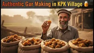 “Authentic Gur Making in KPK Village 🍯”
