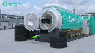 How does blj-3 tire pyrolysis plant work?