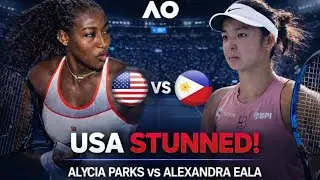 USA Stunned! Alexandra Eala&rsquo;s Explosive Opening vs American Star Alycia Parks at the Australian Open