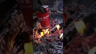 Boil water in a paper cup 🥤🔥
