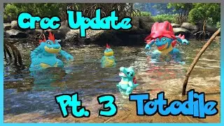 Totodile Line - Cryomon ARK Mod Showcase - Croc Update Pt. 3